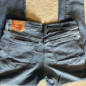 Levi Skinny Boyfriend Cropped Jeans